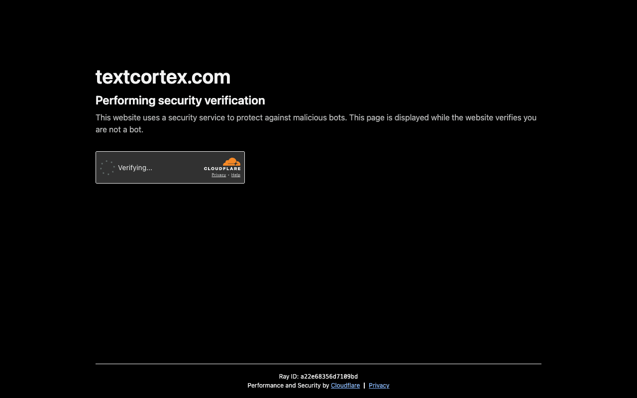 TextCortex homepage