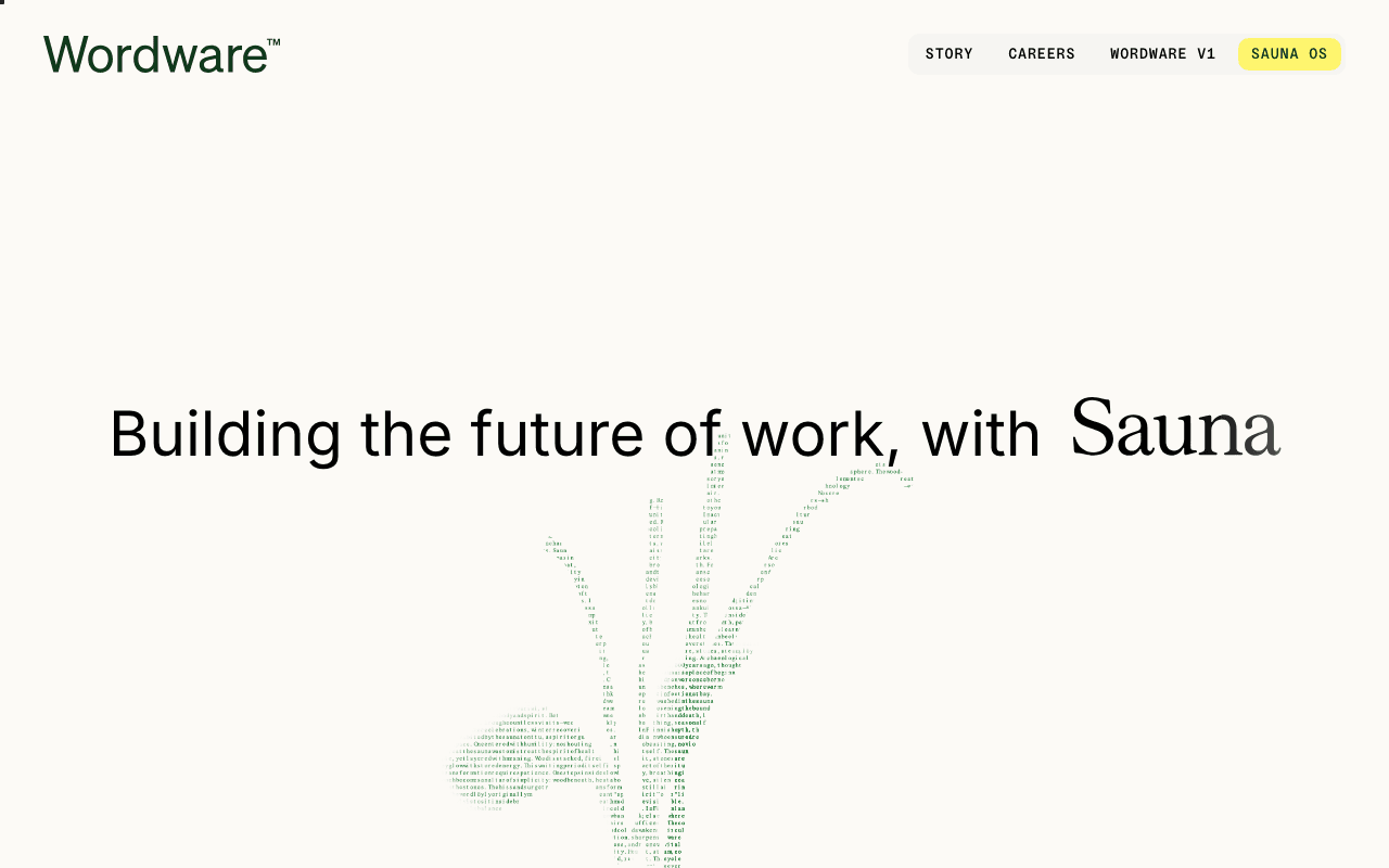 Wordware homepage